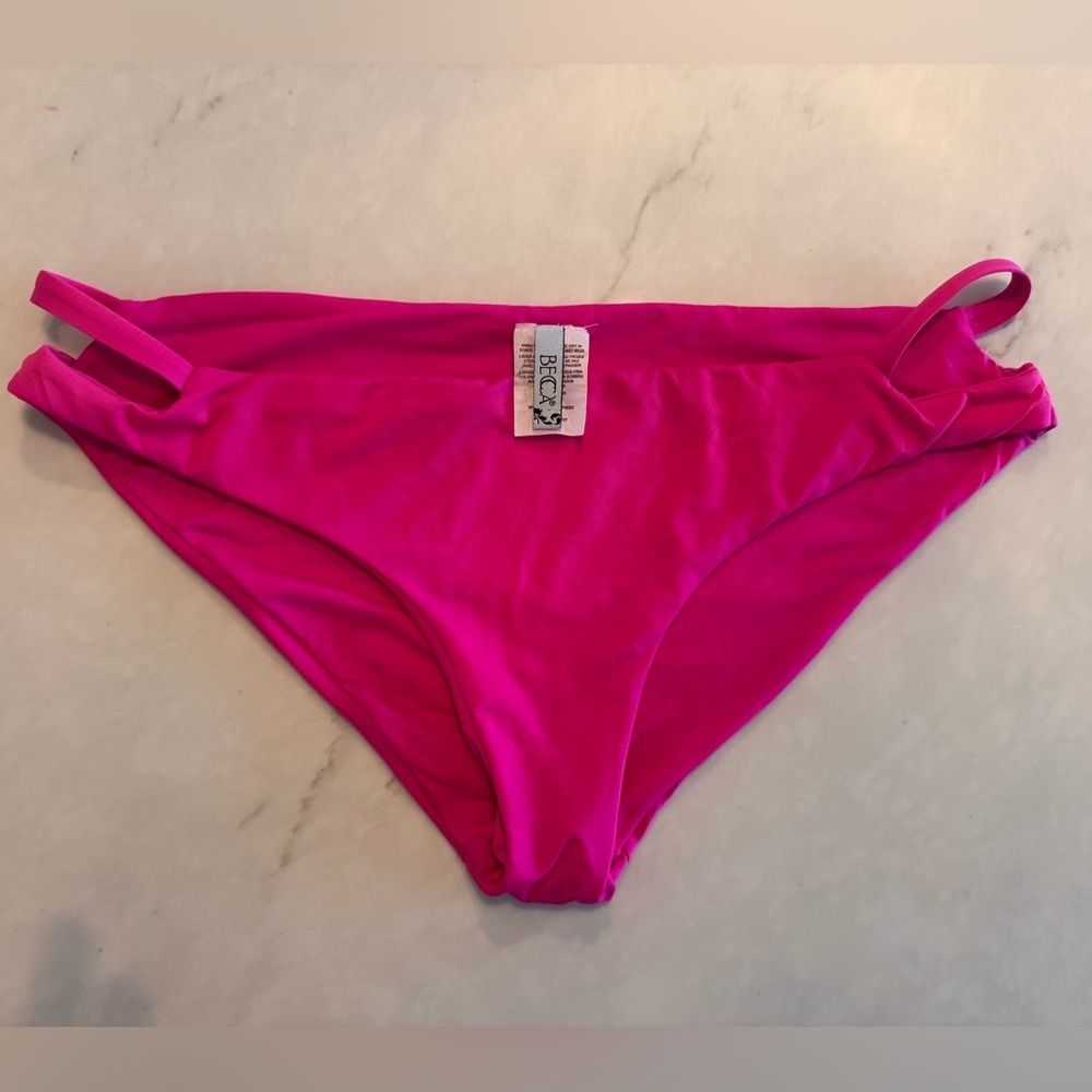 BECCA Vibrant Pink Swimwear Bottom XL